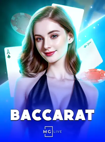 ภาพโต๊ะคาสิโนสดแนวตั้ง MG Baccarat